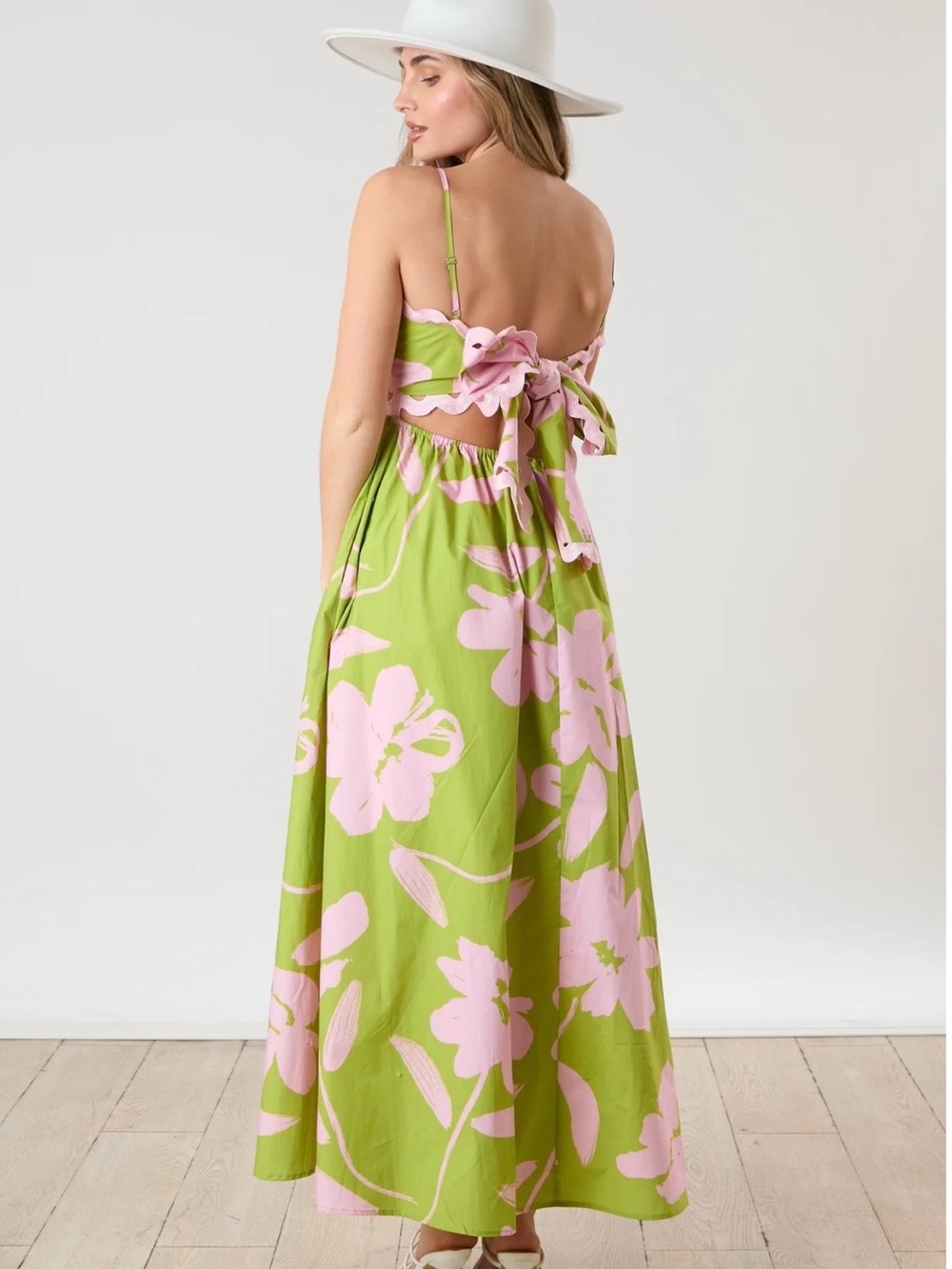 Floral Ric Rac Maxi Dress - Picture 7 of 7